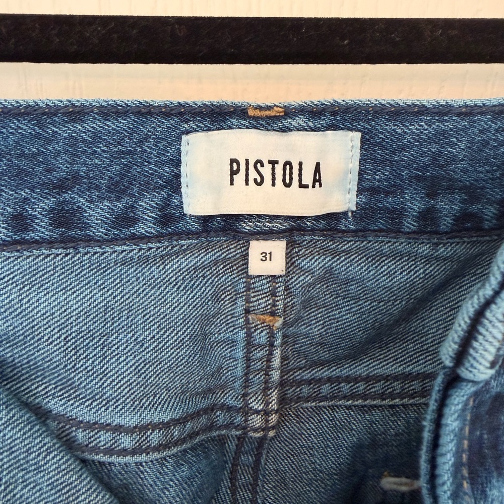 Pistola Dark Blue Ryder Wide Leg Jean - Picture 6 of 6